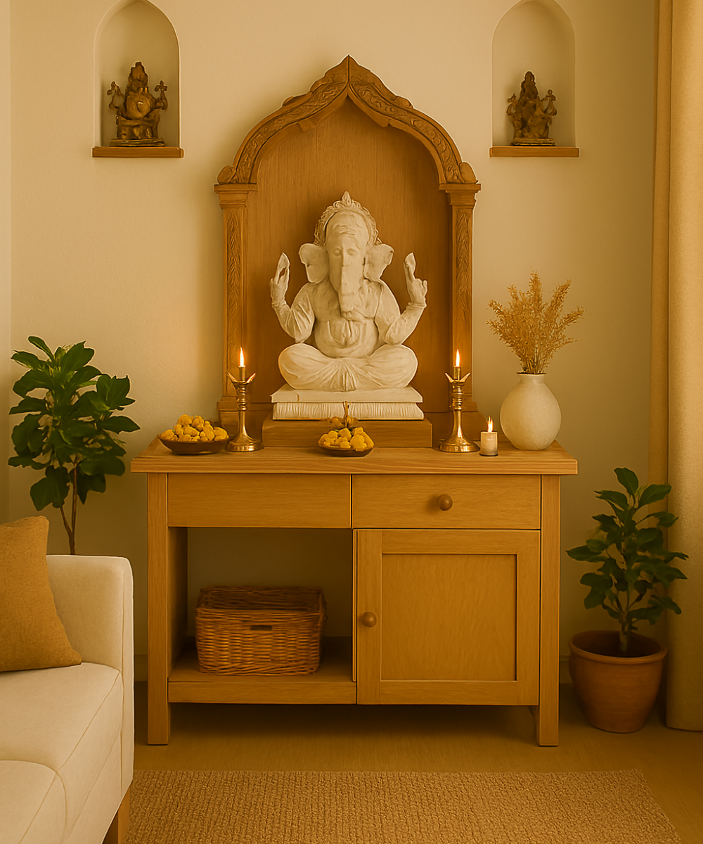 Indian home puja roo